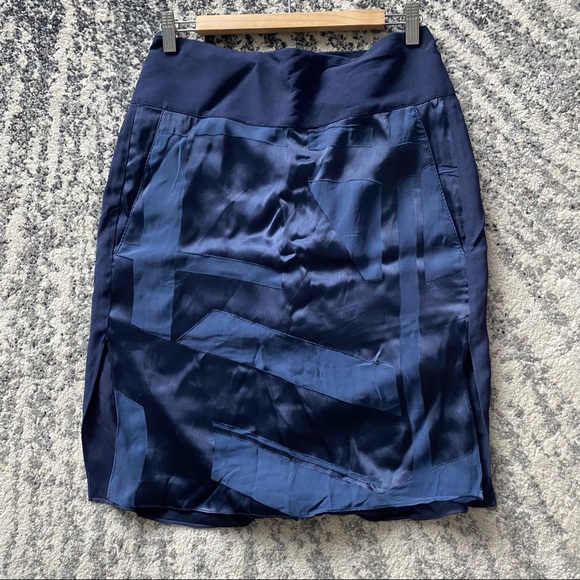 Helmut Lang Skirt w/Pockets and Side Slits Size 0 NWT - Picture 3 of 4